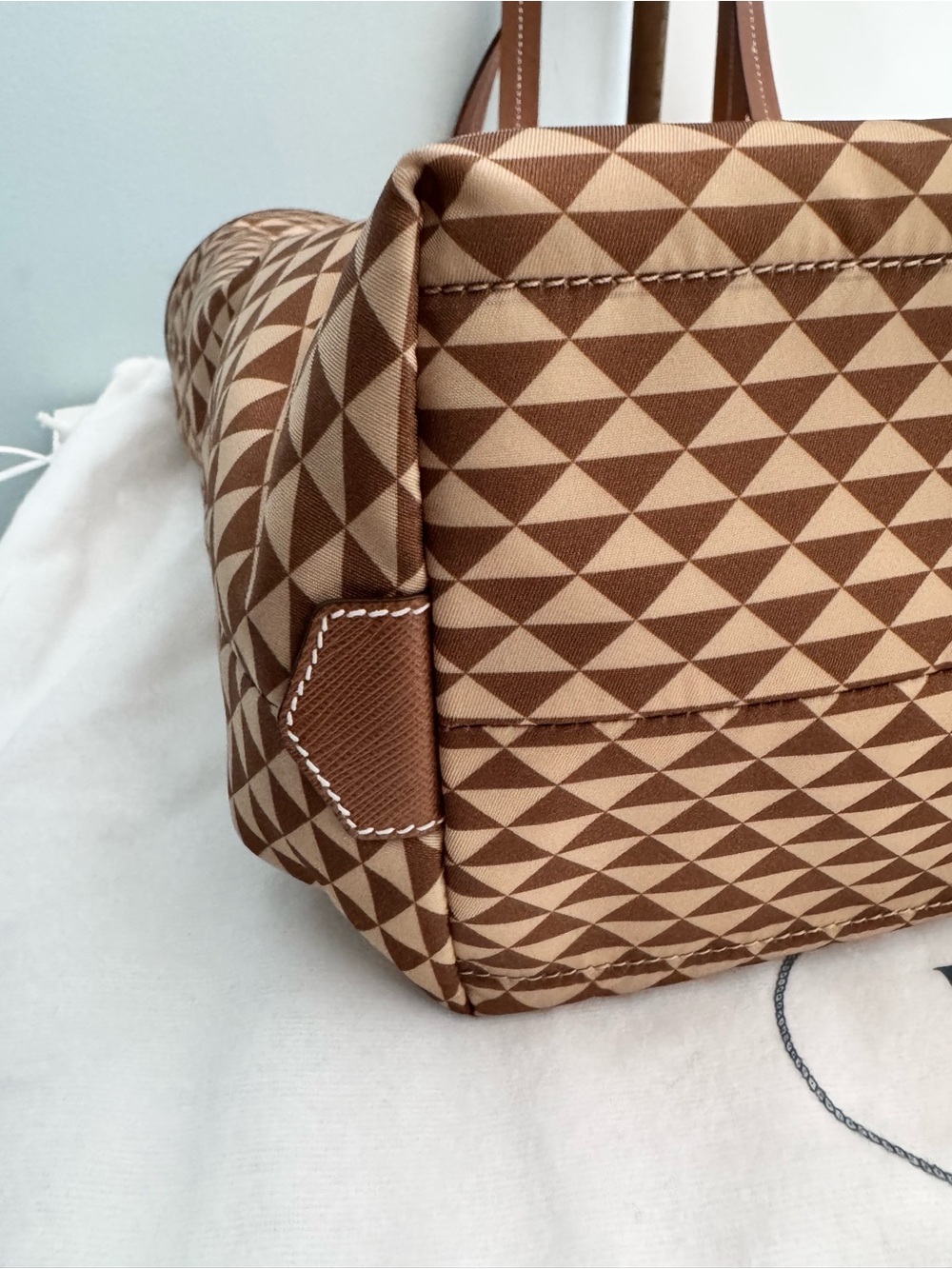 Prada Printed Nylon Tote Like New - Picture 11 of 15